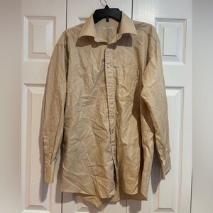 Ermenegildo Zegna Light Tan Button-Up Shirt